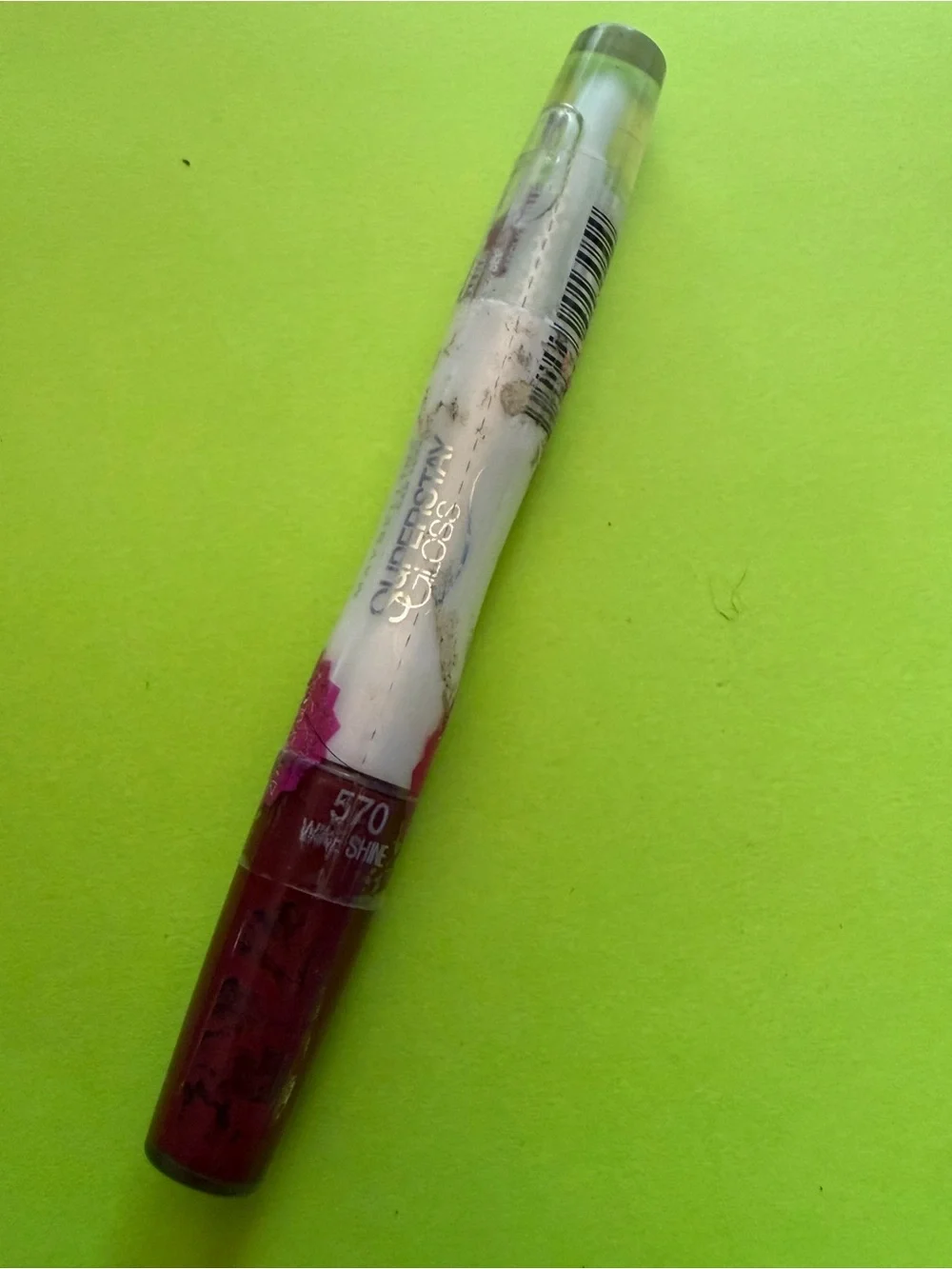 MAYBELLINE SuperStay Gloss Duo 570 WINE SHINE sealed